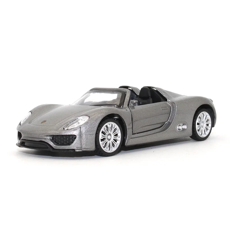 

CAIPO 1:43 Porsche 918 Diecast Car model metallic material kids toys Collection decoration pull back Toy car model