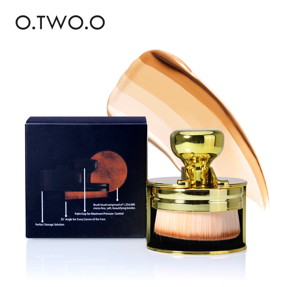 

O.TWO.O Makeup Brushes Cleaner 2 Color manual seal cleansing Foundation Base Brushes Cosmetic Face Powder Brush For Beauty Tool