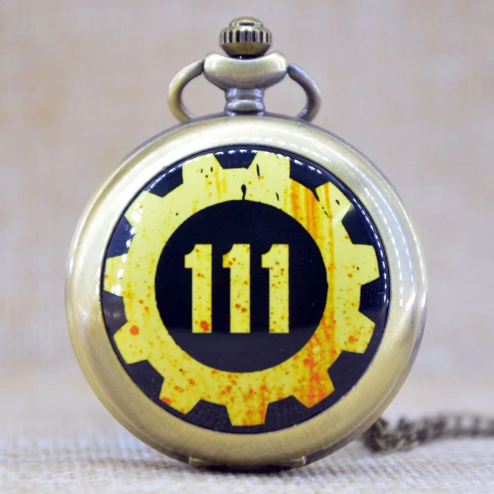 New Arrivals Bronze 111 Steampunk Quartz Pocket Watch Analog Pendant Necklace Mens Womens &amp Fob Watches Gifts Big | Наручные часы