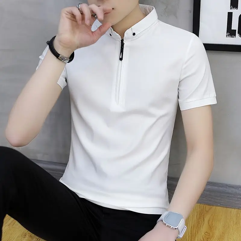 

GD1725 2019 Summer Training Exercise Short Sleeve Sports Quick Dry Solid Tops Tees for Mens