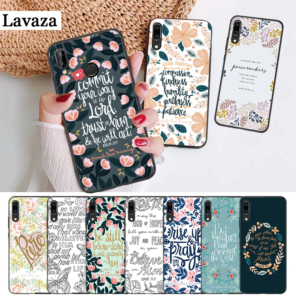 Силиконовый чехол Bible verse Jesus для Huawei P8 Lite 2015 2017 P9 2016 Mimi P10 P20 Pro P Smart Z 2019 P30 | Мобильные