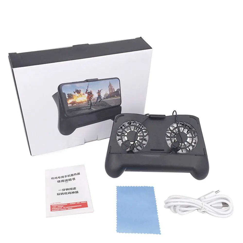  Mobile Game Cooler Fan Fire Gamepad Grip Joystick Button Aim Key Gaming Trigger Shooter Controller 