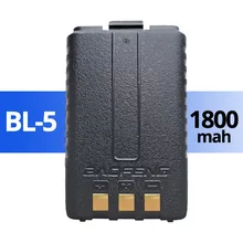Baofeng UV-5R аккумулятор UV 5r 5ra 5re радио резервная батарея Walkie Talkie 1800mah литий-ионные батареи BL-5 7,4 V перезаряжаемые
