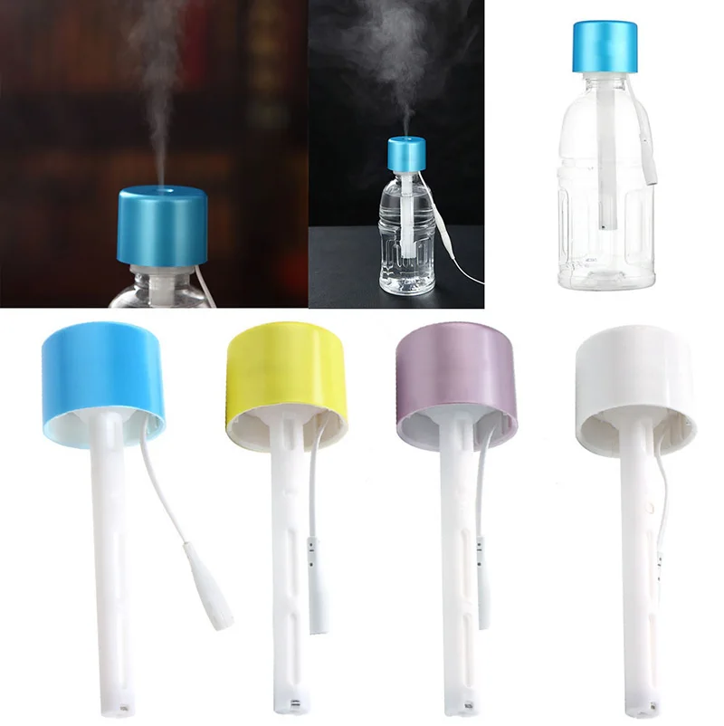 

1Pc Mini Portable Water Bottle Caps Humidifier Aroma Air Diffuser Mist Maker For Air Treatment
