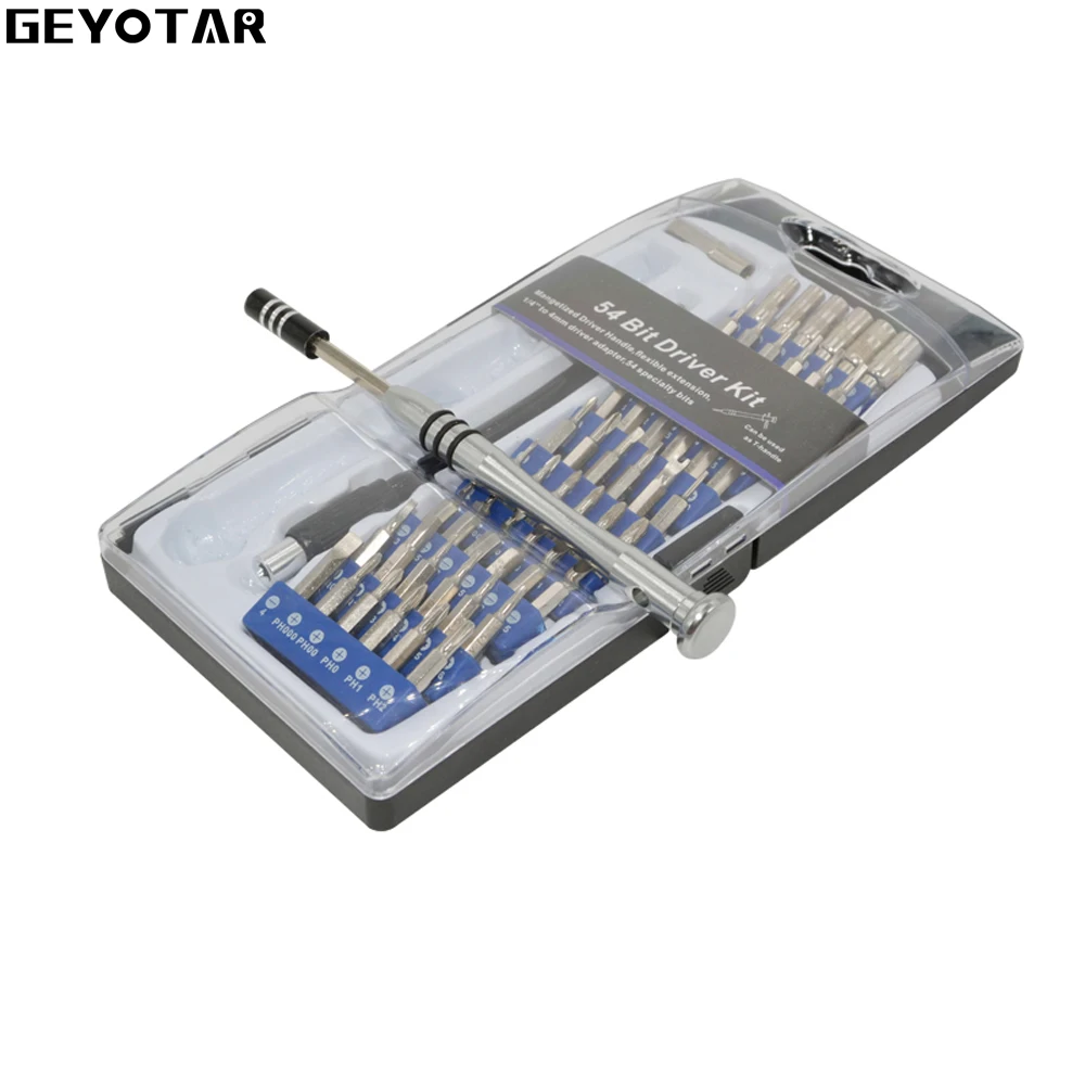 NEWACALOX-54-in-1-Magnetic-Precision-Torx-Pentalobe-Screwdriver-for-Phone-Laptop-Watch-Sunglasses-Repair-Hand