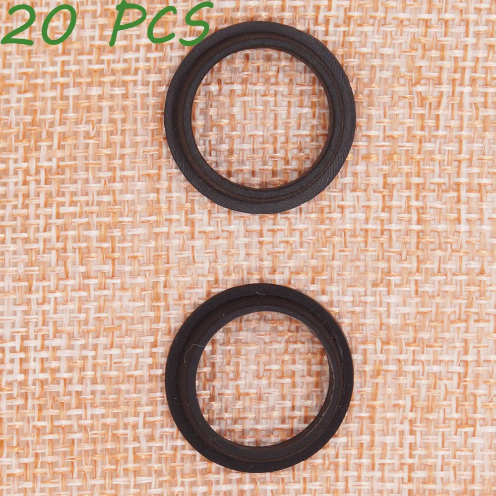 

20pcs Universal PDC Parking Sensor O-Ring 6923000 Fits For GM Chrysler Peugeot Buick Parking Bumper Object 0263006052 etc Black