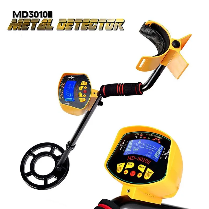 

KKTECT MD3010II Gold Digger Metal Detector Underground High Sensitivity Treasure Hunter Metal Finder Long Handle with Display