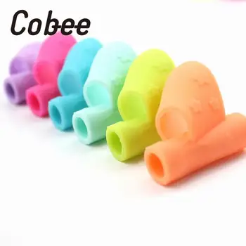 

Cobee 1Set/3PCS Child Kid Silicone Fingerstall Writing Posture Correction Stationery Learning Toy School Supplies no Pencil