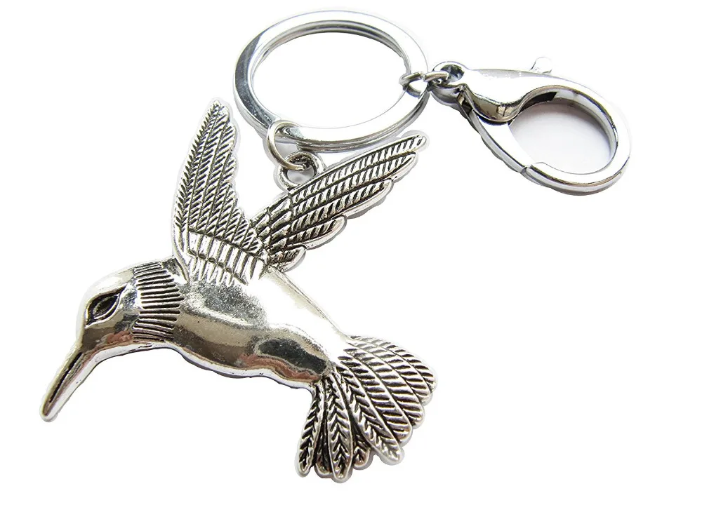 2pcs Wholesale Large Hummingbird keychain, Bird keyring, Humming Bird