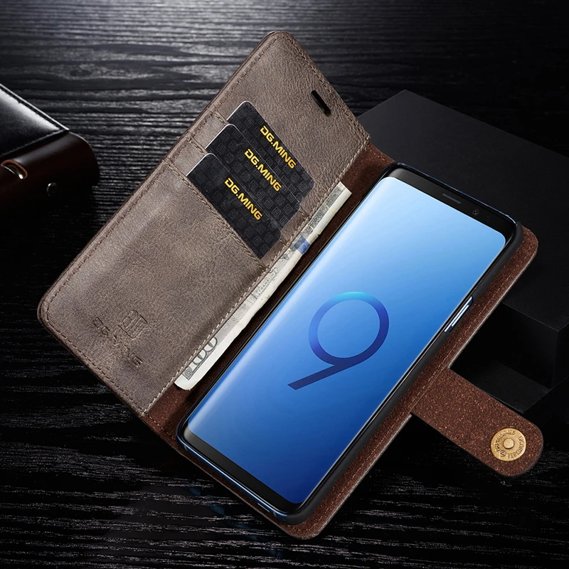 Чехол-книжка чехол для Coque samsung Galaxy S9 Plus Роскошный кожаный чехол-бумажник с карманом для карт чехол для телефона для samsung S9 плюс S9+ чехол Etui