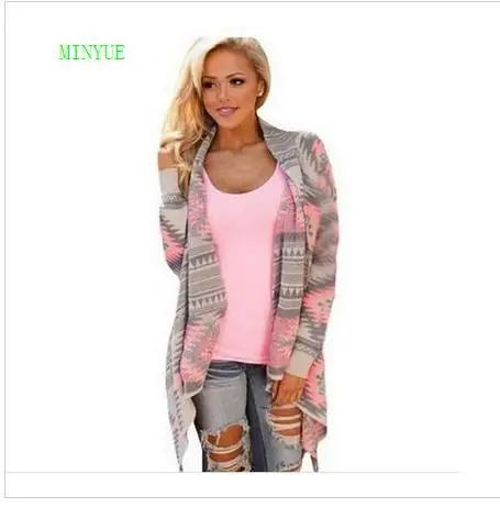

Basic Jacket coats 2018 Spring and Autumn Fashion Irregular Women's Long Sleeve Cardigan Sexy Jacket Seasonal Jacket Knitting