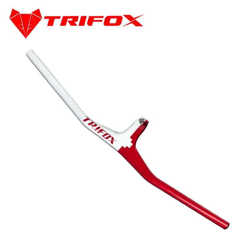 TRIFOX Full Carbon MTB руль 17 градусов горный велосипед подъемный со стволом 80/90/100 мм UD