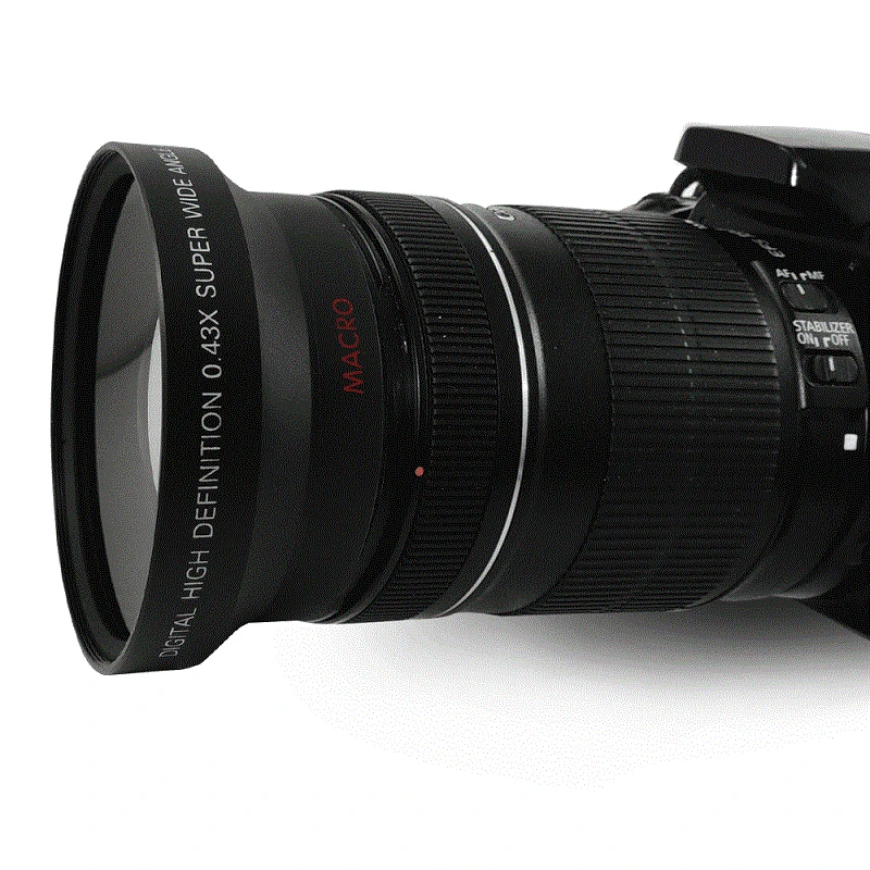 67 мм 0.43X Широкий Ангел и макро объектив+ 2.2X телеобъектив для Canon Nikon OLYMPUS Pentax sony все 67 мм УФ фильтр резьба объектива