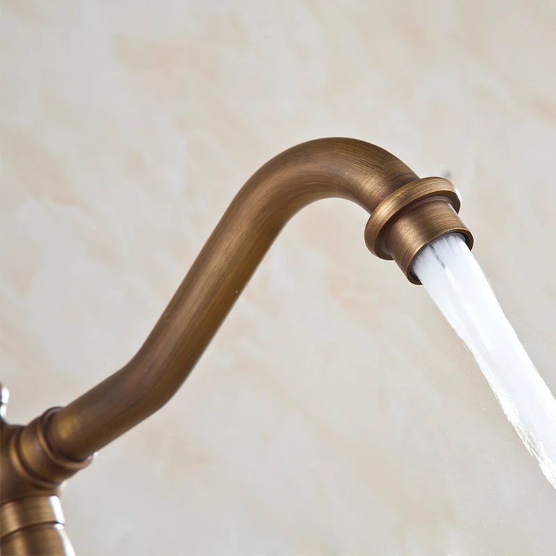 Настенный поворотный кран для ванной комнаты 9058A|sink mixer tap|mixer tapfaucet antique |