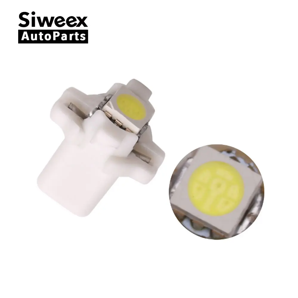 

10pcs B8.3 B8.3D 5050 Smd 1 Led T5 Auto Wedge Led Dashboard Indicator Instrument Light 12V White Red Yellow Green Blue Ice blue