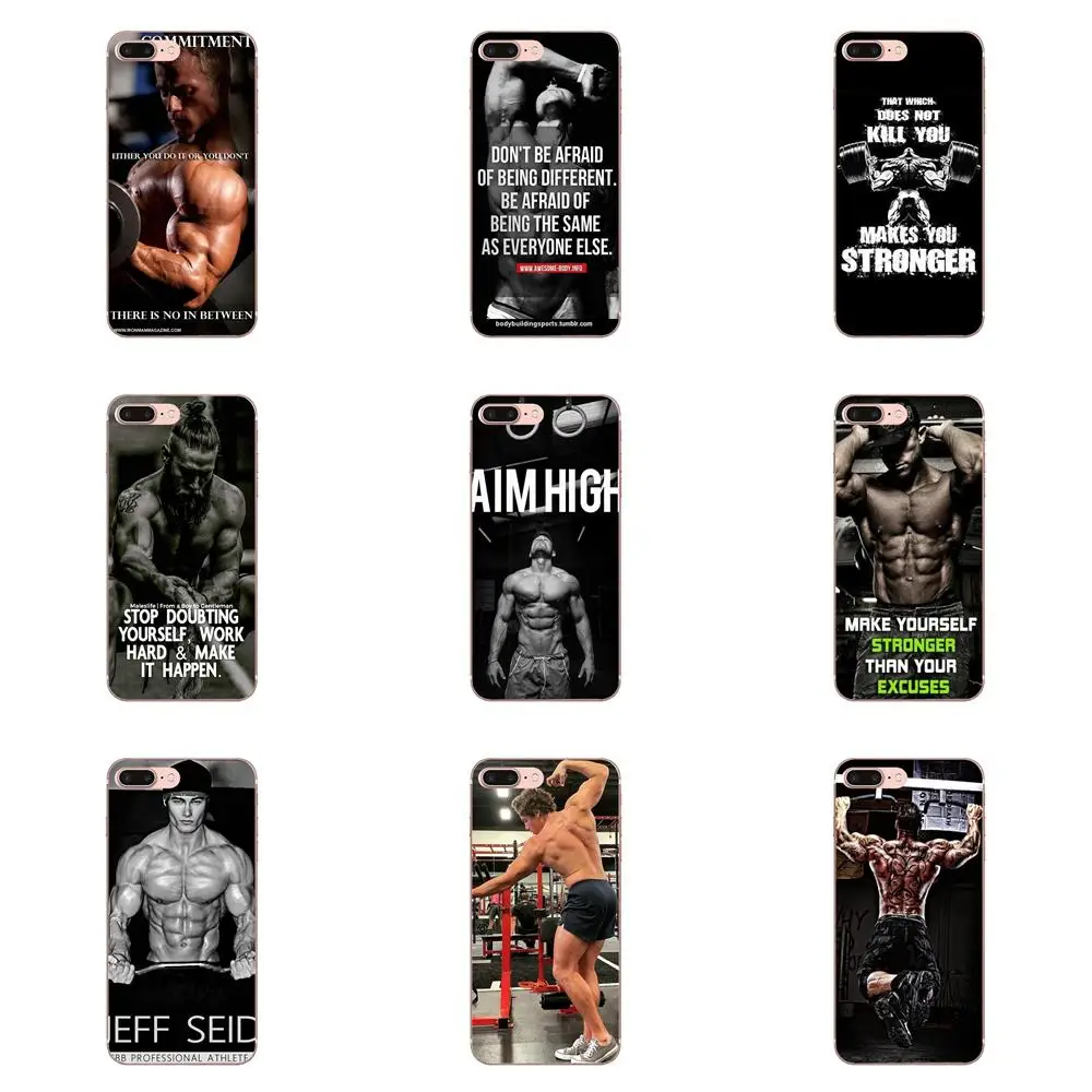 Soft Accessories Case Loving Bodybuilding Gym For Galaxy Grand Alpha G850 Core2 Prime S2 I9082 A3 A5 A7 On5 On7 2015 2016 2017 | Мобильные