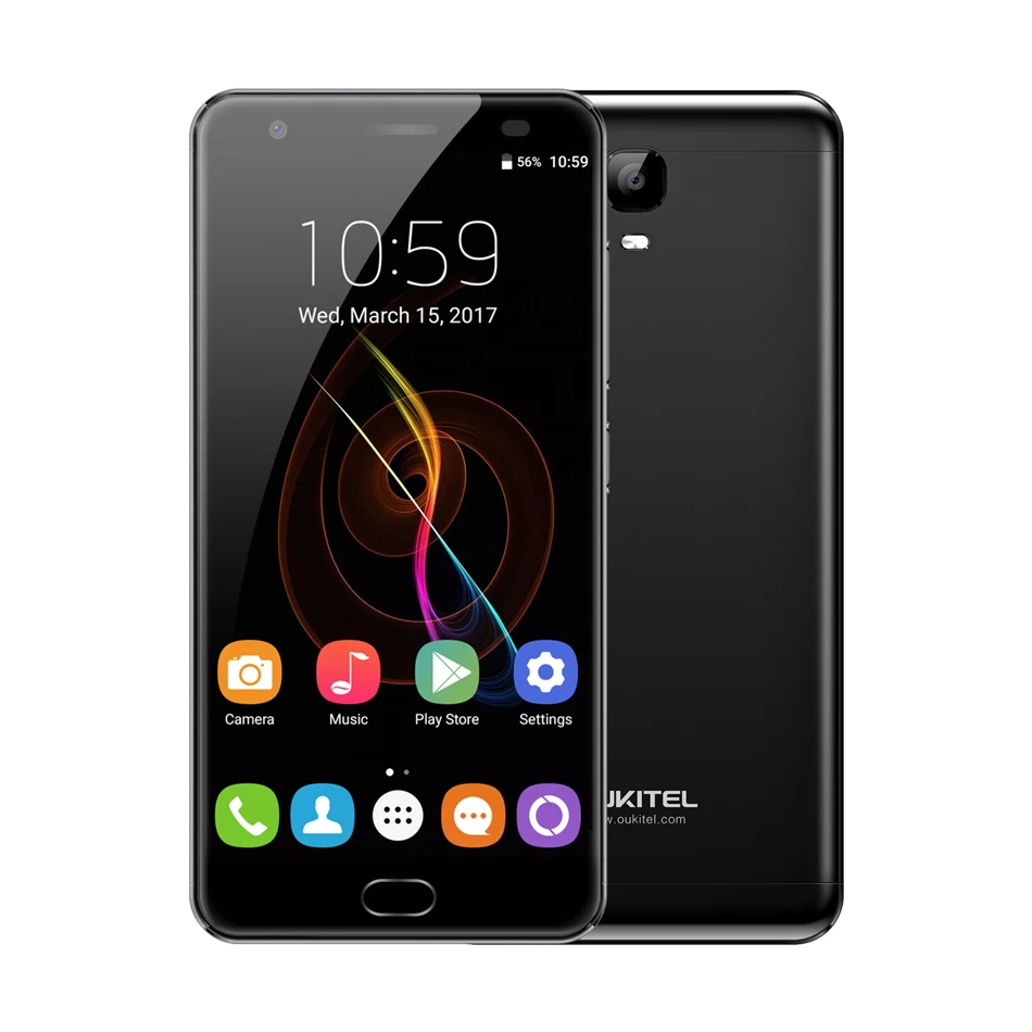 Original OUKITEL K6000 PLUS 5.5 Inch FHD MTK6750T Octa Core 16MP Smartphone 4GB RAM 64GB ROM 12V/2A 6080MAH battery Mobile Phone