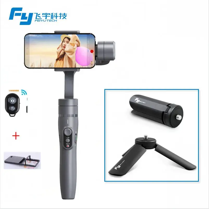 

FeiyuTech Feiyu Vimble 2 Handle Gimbal Stabilizer 3-axis extended rod steadicam for action camera Smartphone VS Zhiyun Smooth Q