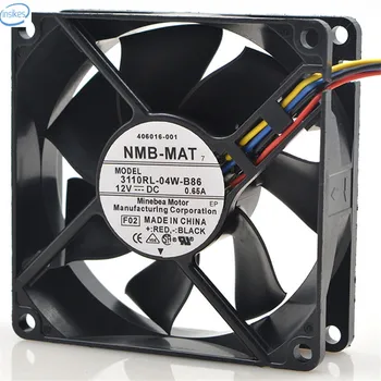 

Original 3110RL-04W-B86 Computer Blower Cooling Axial Fan DC 12V 0.66A 8025 80*80*25mm 3800RPM 4 Wires