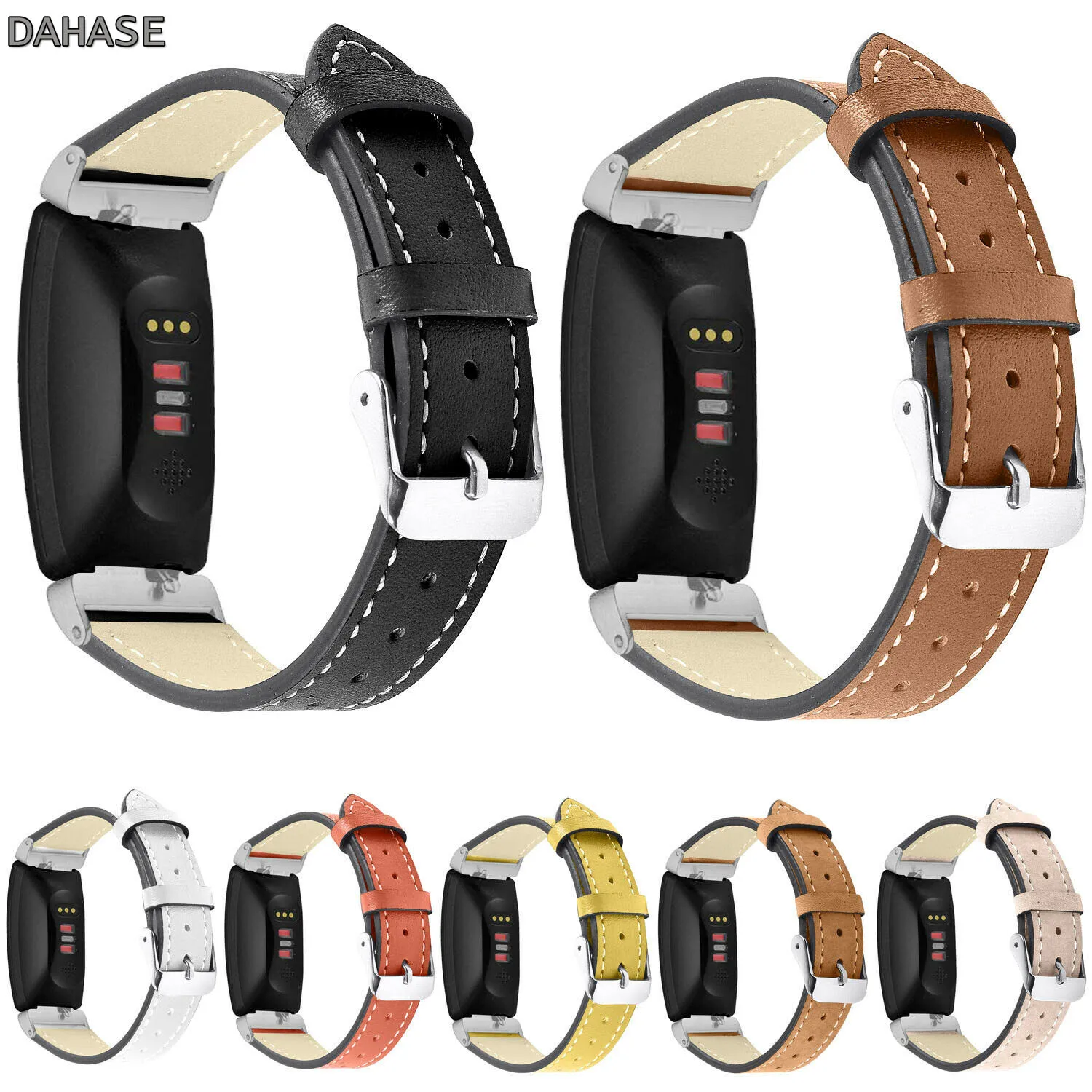 Для Fitbit Inspire/Inspire HR кожаный ремешок аксессуары из натуральной кожи для Inspire