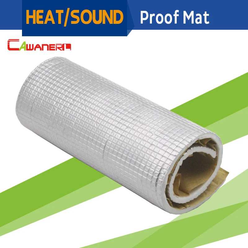 

Cawanerl 12" X 40" Firewall Sound Deadener Car Heat Shield Insulation Mat Aluminum Foil Deadening Control Noise 30CM X 100CM