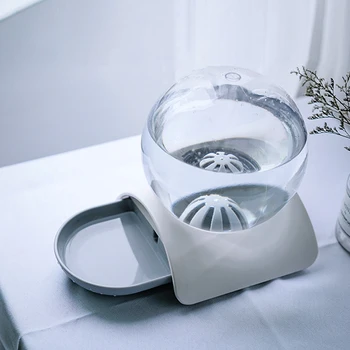 

Portable Bubble Automatic Cat Water Fountain For Pets Water Dispenser Large Drinking Bowl Cat Drink 2.8L No Electricity