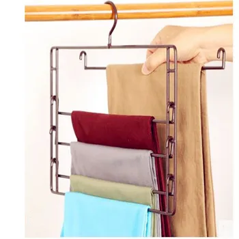 

Multi-functional Magic Pants Racking iron Wardrobe Storage Shelves Multi-layer Stretching Shelves