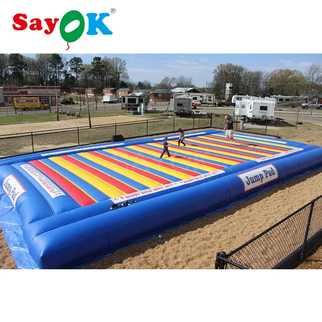 Buy 10x10m Inflatable Jump Pad Outdoor Pad Bouncer Air