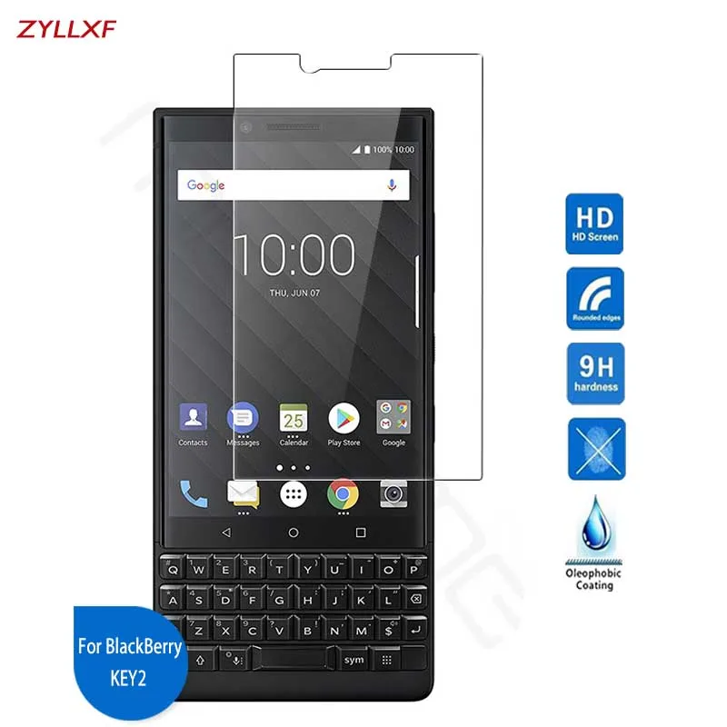

For BlackBerry KEY2 Tempered Glass Screen protector film 9H 2.5D 4.5 inch Safety Film On KEY 2 KEYtwo Athena BBF100-1
