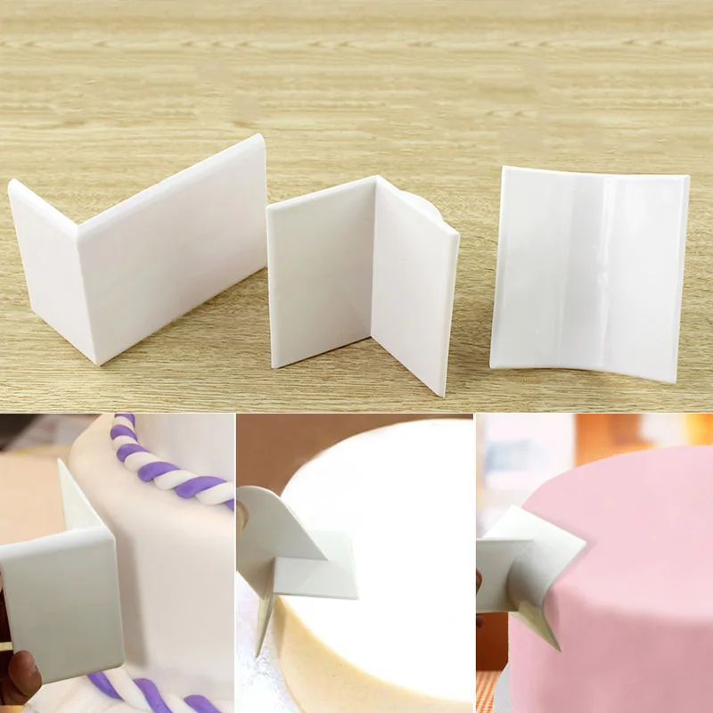 

Popular Cake and Cream Smoothing Device Convenient Practical Polymorphism Plastic Leveling Machine Birthday Party Supplies