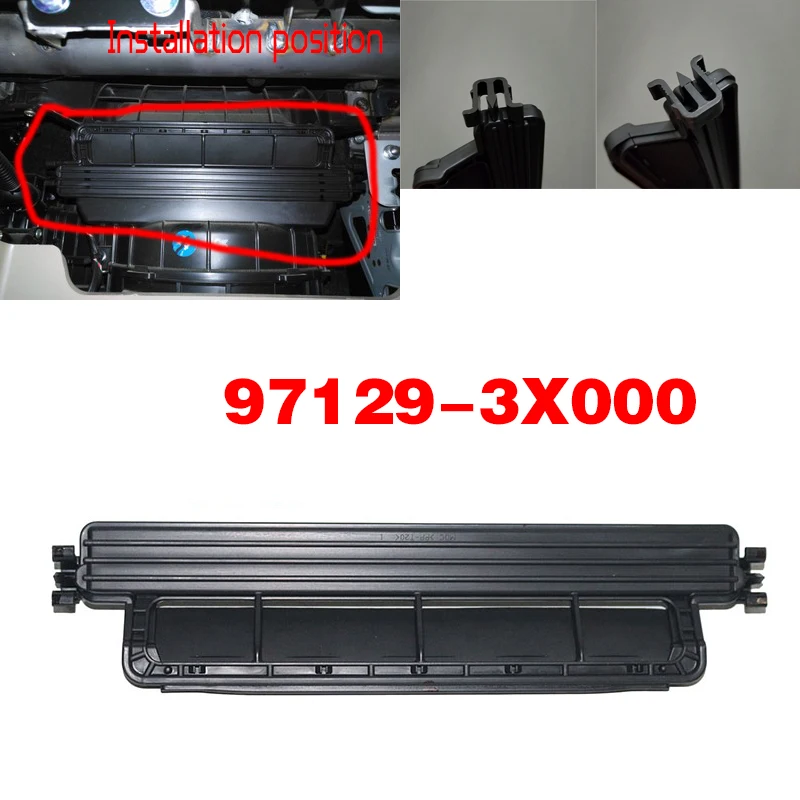 HYUNDAI OEM 11-16 Elantra Blower Motor Fan-Filter Cover 971293X000