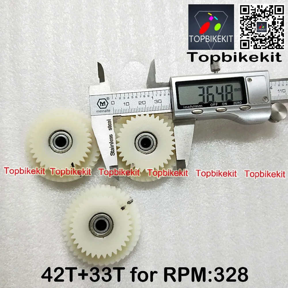 Discount Q128 36V 800W motor Gear / AKM-128 36V 800W gear set for replacement ebike motor gear set AKM motor gear 7