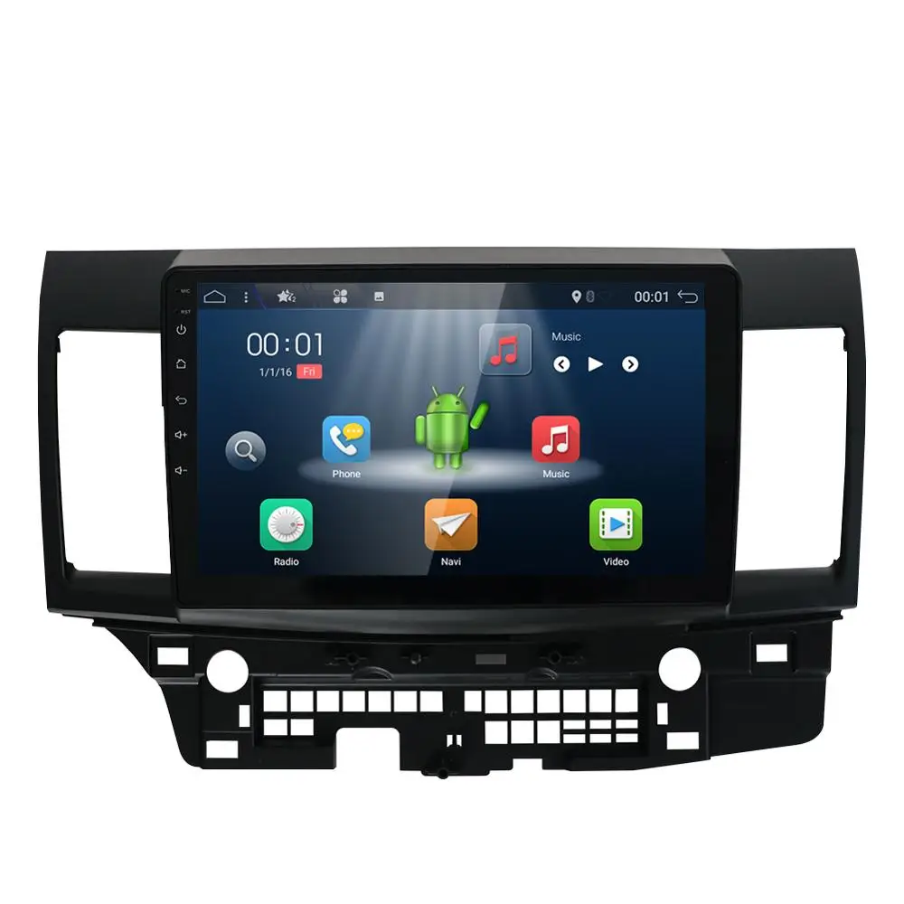 Top Bosion Android 9.0 Car DVD Car Radio GPS For Mitsubishi Lancer EX EVO Lancer 10 2008-2016 Car Multimedia Player bluetooth 4G+64G 1