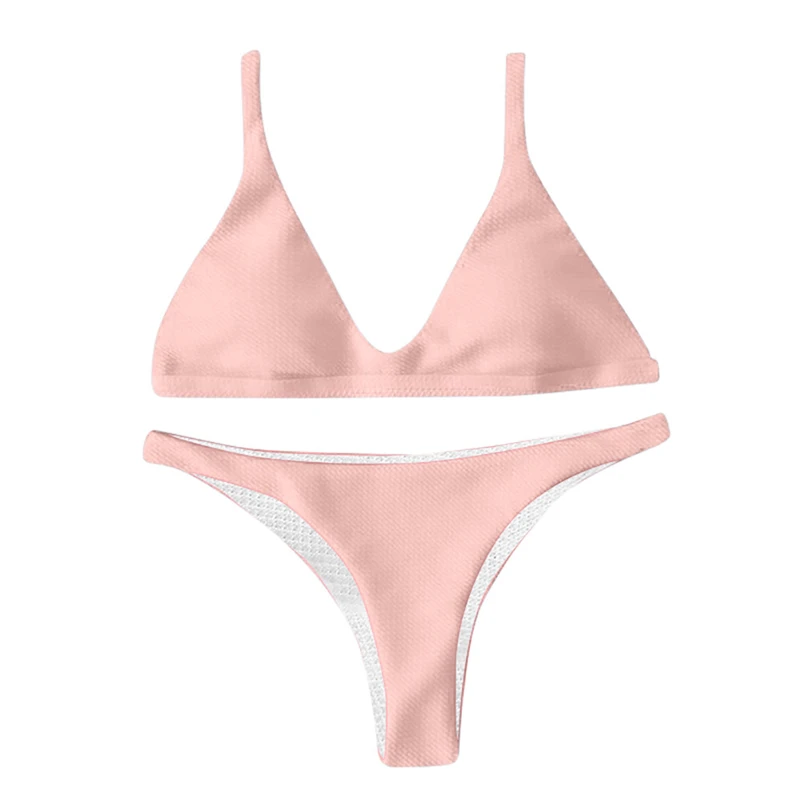 2018 New Summer Women Bikini Set Push-up UnPadded Bra Swimsuit Swimwear Triangle Bather Suit Swimming Suit biquini #FS#4JN21 (3)