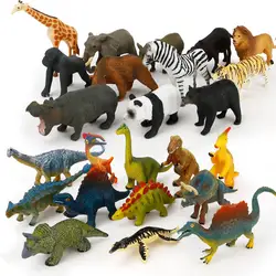 12 шт. мини-игрушка Динозавр мир Sealife дикие животные Коллекционная модель обучающая динозавр игрушки для детей