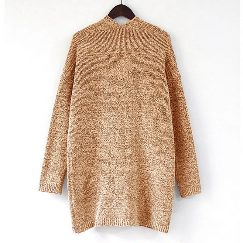 Laamei 2018 Autumn Winter Fashion Women Long Sleeve Loose Knitting Cardigan Sweater Women Knitted Female Cardigan Pull Femme