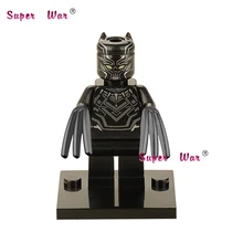 50 шт. супергерой clvil war Черная пантера строительные блоки экшн-блоки, друзья для девочек и мальчиков, домашние игры, детские игрушки