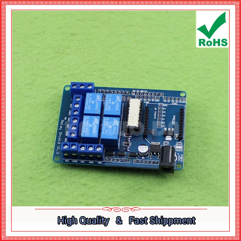 Релейный экран для смартфона UNO Quad 5V V1.3 (D2B3) | Электронные компоненты и