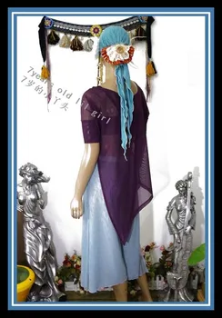 

Transparent thin belly dance Bat sleeve top CUF09