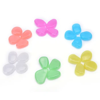

100pcs/bag Luminous Pebbles Stones Glow In The Dark Garden Ornaments Wedding Decoration Home Crafts Party Event Supplies