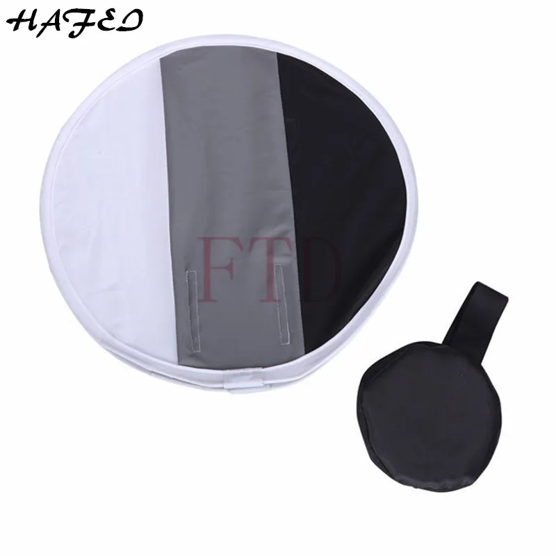 

HAFEI Selens Portable 31cm Grey Gray Card Diffuser Softbox For Canon Nikon Sony Speedlight Flash Light White Balance Soft Box