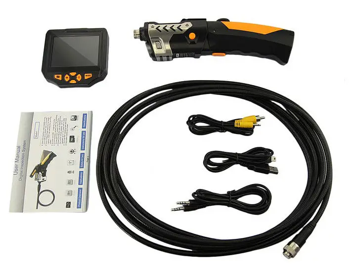 

Free Shipping!3.5" LCD Inspection Camera 5.5mm Borescope Endoscope Scope Zoom Rotate 3M Cable