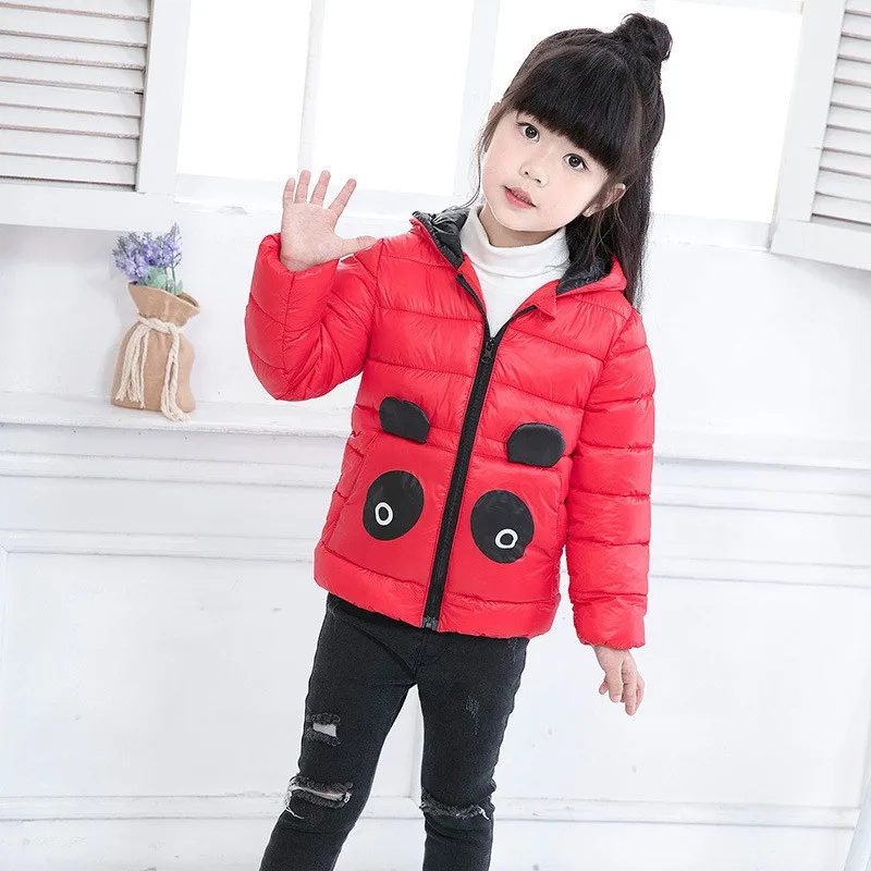 COOTELILI China Panda Winter Kids Jacket For Girls Boys Coat Animal Style Cotton Children Clothing Warm Windproof Parkas  (9)