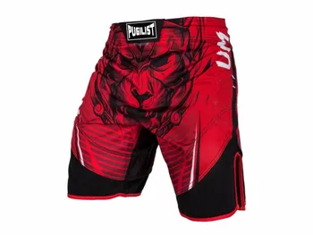 

MMA Boxer shorts Thai boxing trousers male lion fighting shorts fitness sanda training Thai boxing shorts boxing clothing sanda
