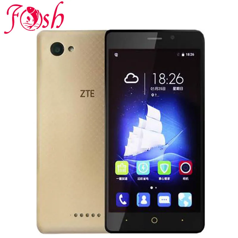 ZTE BA601 Android 5.1 MTK6735P Quad Core Dual SIM 4 г FDD LTE 5.0 дюймов 1 оперативной памяти 8 ROM 8MP мобильный