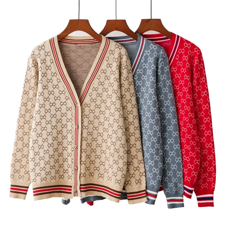 ONLYSTAR Spring Autumn Women Cardigans Sweater Fashion Striped Knitted Coat Outwear Casual Female cardigan |