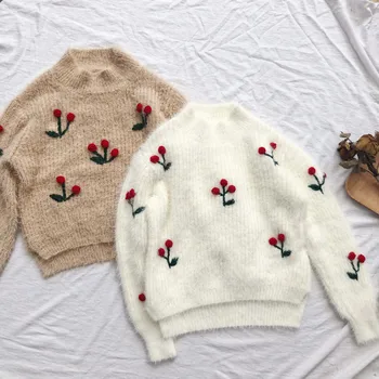 

Baby Girls Warm Sweater Winter Toddler Christmas Mink Cashmere Coat for Girls Infant Velvet Outerwear Bebe Girls Costume