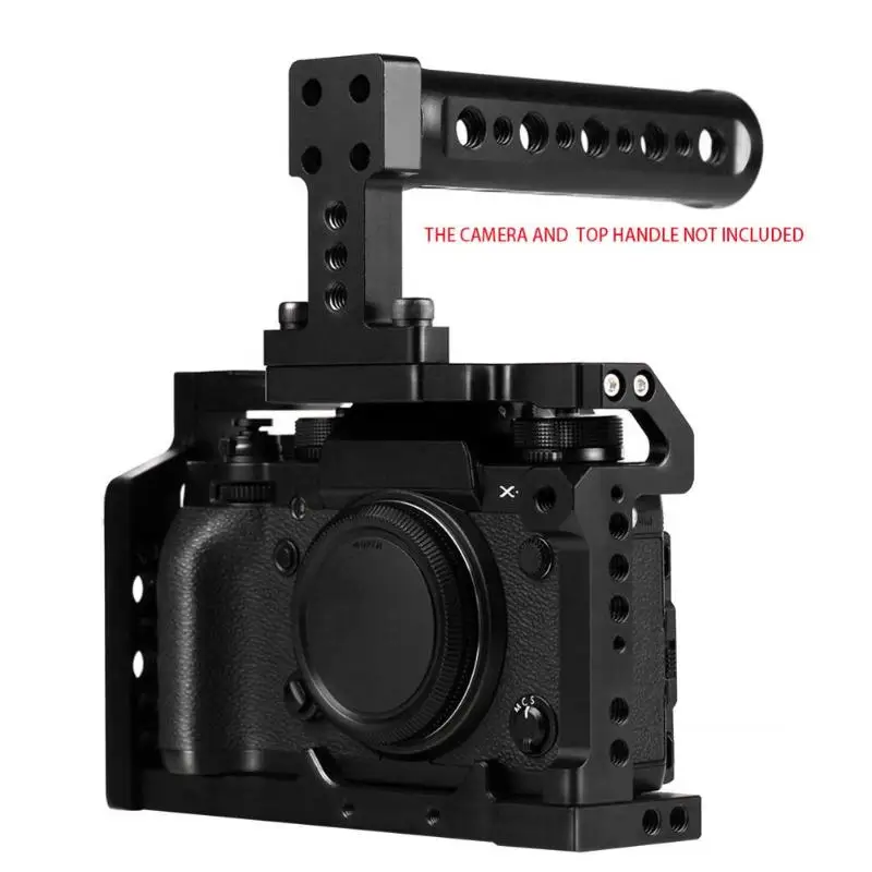 

Alloyseed New Arrival Aluminum Alloy Camera Video Cage Top Handle Stabilizer Kit Film Making System for Fujifilm XT2