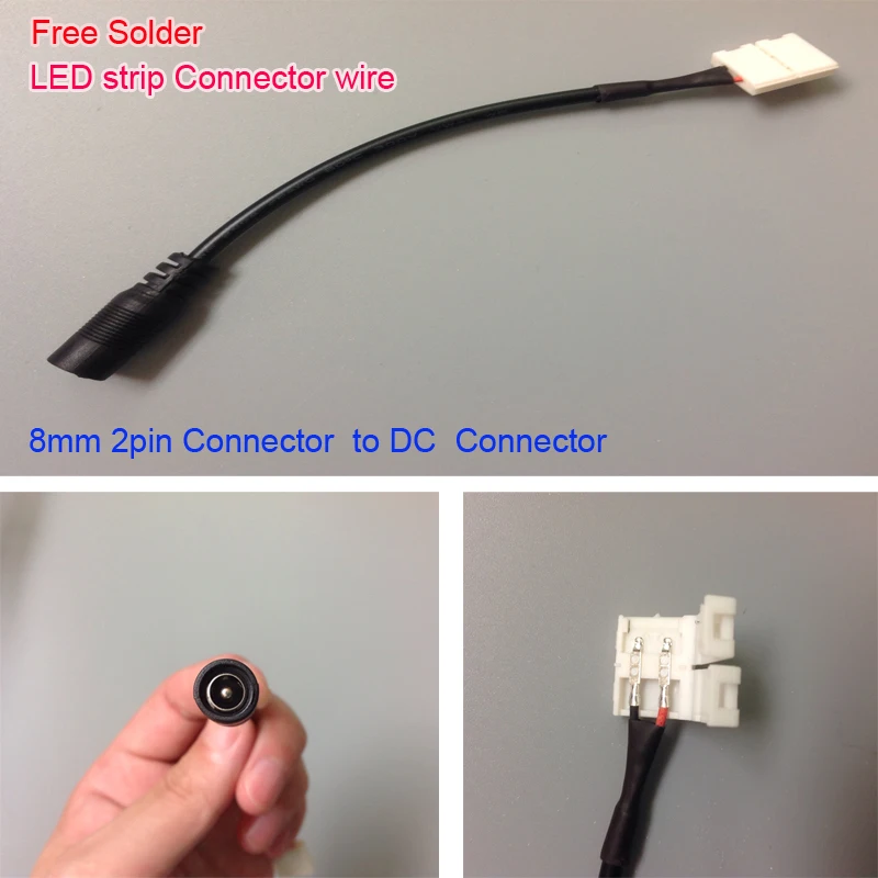 Anschluss-Kabel 15cm Schnell-Anschlusskabel für 2pol SMD LED Stripe Streifen Anschluss-Kabel 15cm Schnell-Anschlusskabel für 2pol SMD LED Stripe Streifen