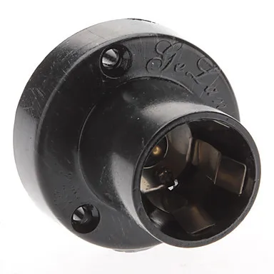 

5pcs Black Vintage Lampholder E27 Bulb Base Socket Lamp Holder